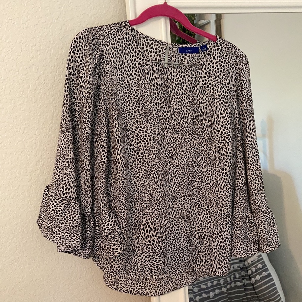 Like New Black Dot Blouse
